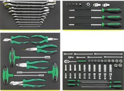 Stahlwille TOOL SET IN TOOL-CONTROL TRAY-SYSTEM 97830822 Set with  73 Psc. 1120/