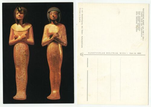 02516 - Tut-ench-Amun - Uschebti-Statuetten - alte Ansichtskarte - Picture 1 of 1
