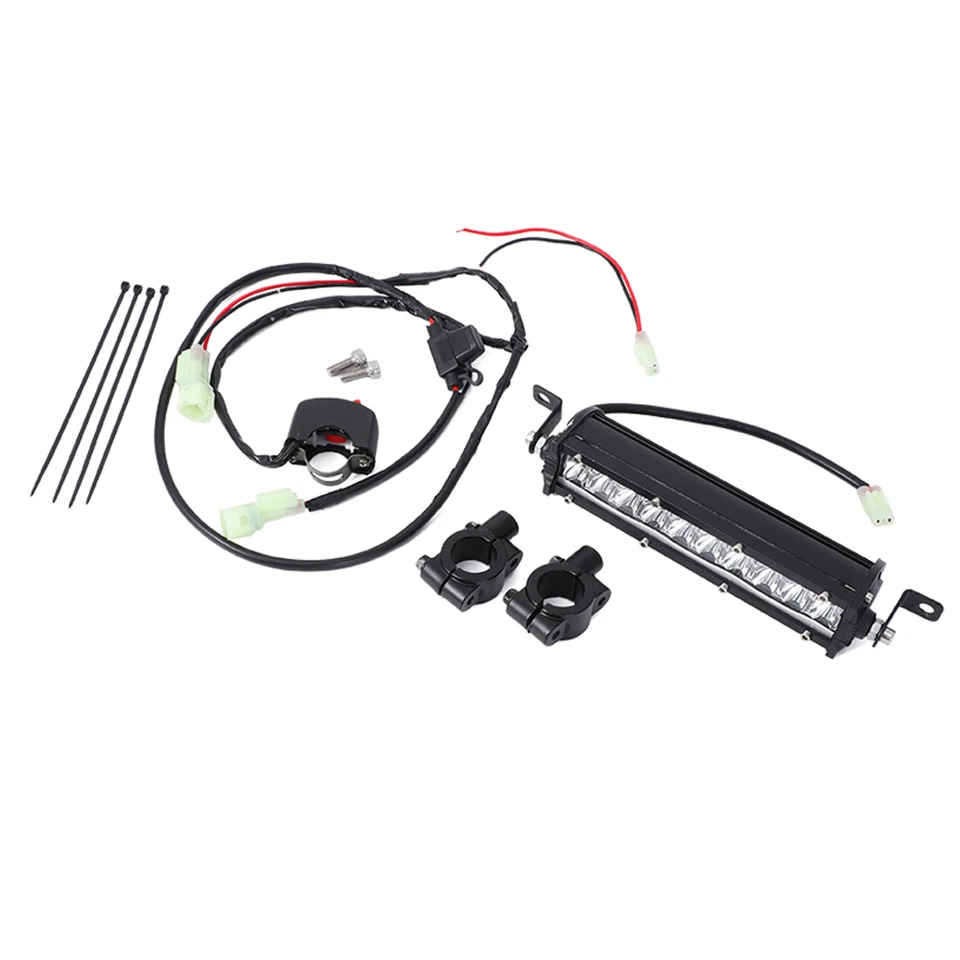 "Barra de luz LED de faros para manillar Honda Dirt Bike CRF230F KLX110 TTR110 7/8""" Foto 2 de 4