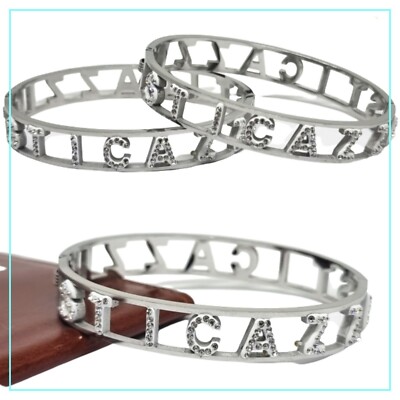 Bracciale da donna sticazzi braccialetto rigido a manetta con