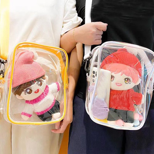 Japanese Cute Girls Transparent Itabag 20cm Dolls Ita Bag School Shoulder Bags - Picture 1 of 9