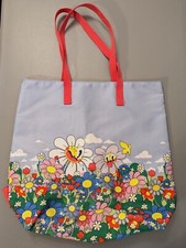 Borsa tote riciclata Estee Lauder - Hattie Stewart fiore viaggio spiaggia sorriso floreale