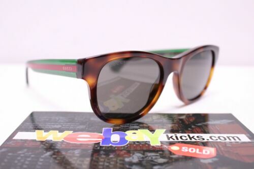 Gucci GG1088/S Y5U1E Unisex Round Sunglasses Brown Horn  display picture 2