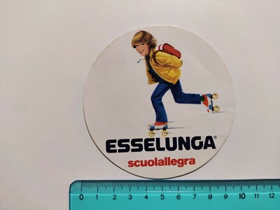 ESSELUNGA SCUOLALLEGRA STICKER STICKER STICKER 80s ORIGINAL