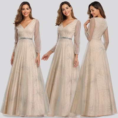 long sleeve party dress uk