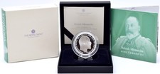 Silver Proof Coin 1oz £5 2022 King Edward VII .999 Royal Mint BOX+COA