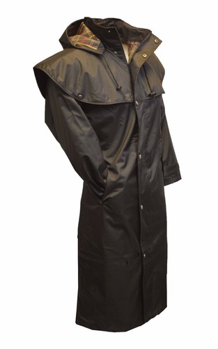 Abrigo de montar largo largo Walker & Hawkes para hombre dama de nailon Midland exterior - Imagen 18 de 22