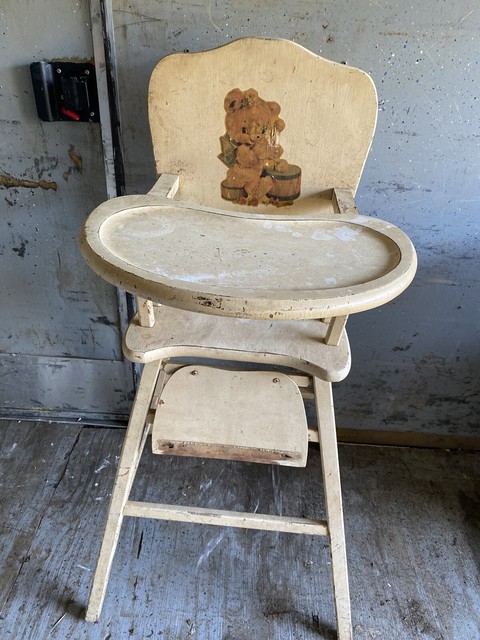 ebay wooden high chair