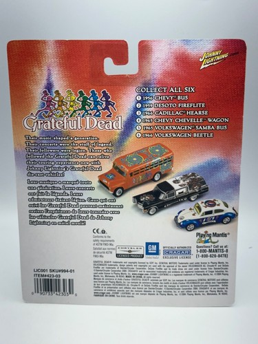 Johnny Lightning Grateful Dead 1965 Chevy Chevelle Wagon, Yellow, 1:64, NIB - Picture 11 of 11