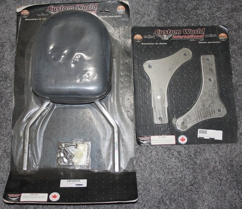 Hon VT1100C Shadow, ACE Sabre Spirit '87-'07 BACKREST KIT (Made in Canada)~005