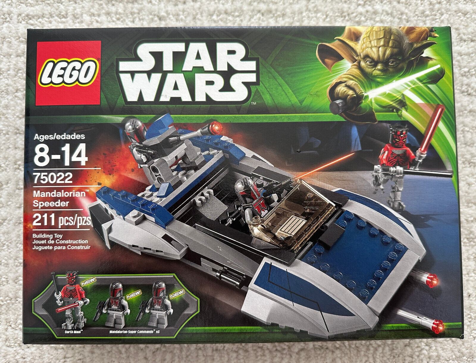 LEGO Star Wars: Mandalorian Speeder (75022) NISB Sealed Mint!