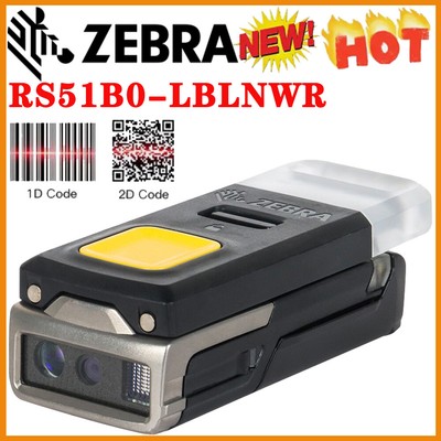 Zebra RS5100 Ring Scanner 2D 1D Wireless Bluetooth Barcode Reader RS51B0-LBLNWR