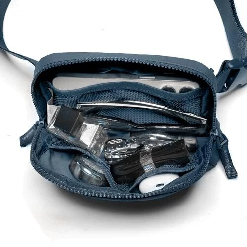 Belt Bag for Women Two-Way Zipper Fanny Pack Crossbody Bags for Women Fashion...