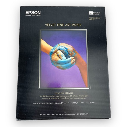 Epson S041636 Velvet Fine Art Paper 10343841932 eBay