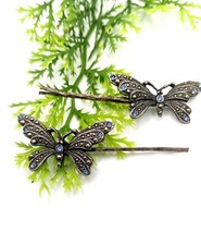 Butterfly Hair Pins