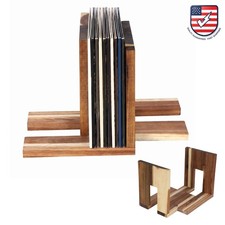 Record Player Stand Adjustable Vinyl Record Holder for Home Desktop Office