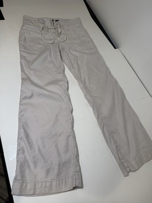 Level 99 Ivory Linen Pants Size 26 Casual Pants