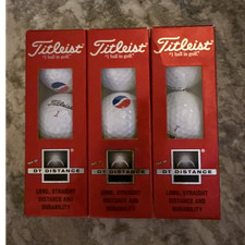 Titleist DT Distance Golf Balls 3 sleeves (9 balls) Distance - Pepsi Logo