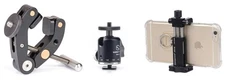 Titan Clamp PF-01 T1 Combo with Mini Ball Head HB-01 & CPC-02 Smartphone Holder