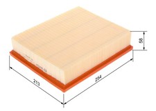 LUFTFILTER FÜR SKODA SUPERB I (3U4), BMW 7 (E38) - BOSCH 1 457 433 698