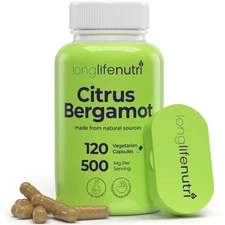 Citrus Bergamot 500mg - 120 Vegetarian Capsules
