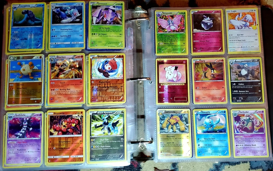 Лот из 230 + карт Pokemon редкие и голографические редкие винтажные и современные долгоиграющие пластинки HP - Изображение 3 из 4