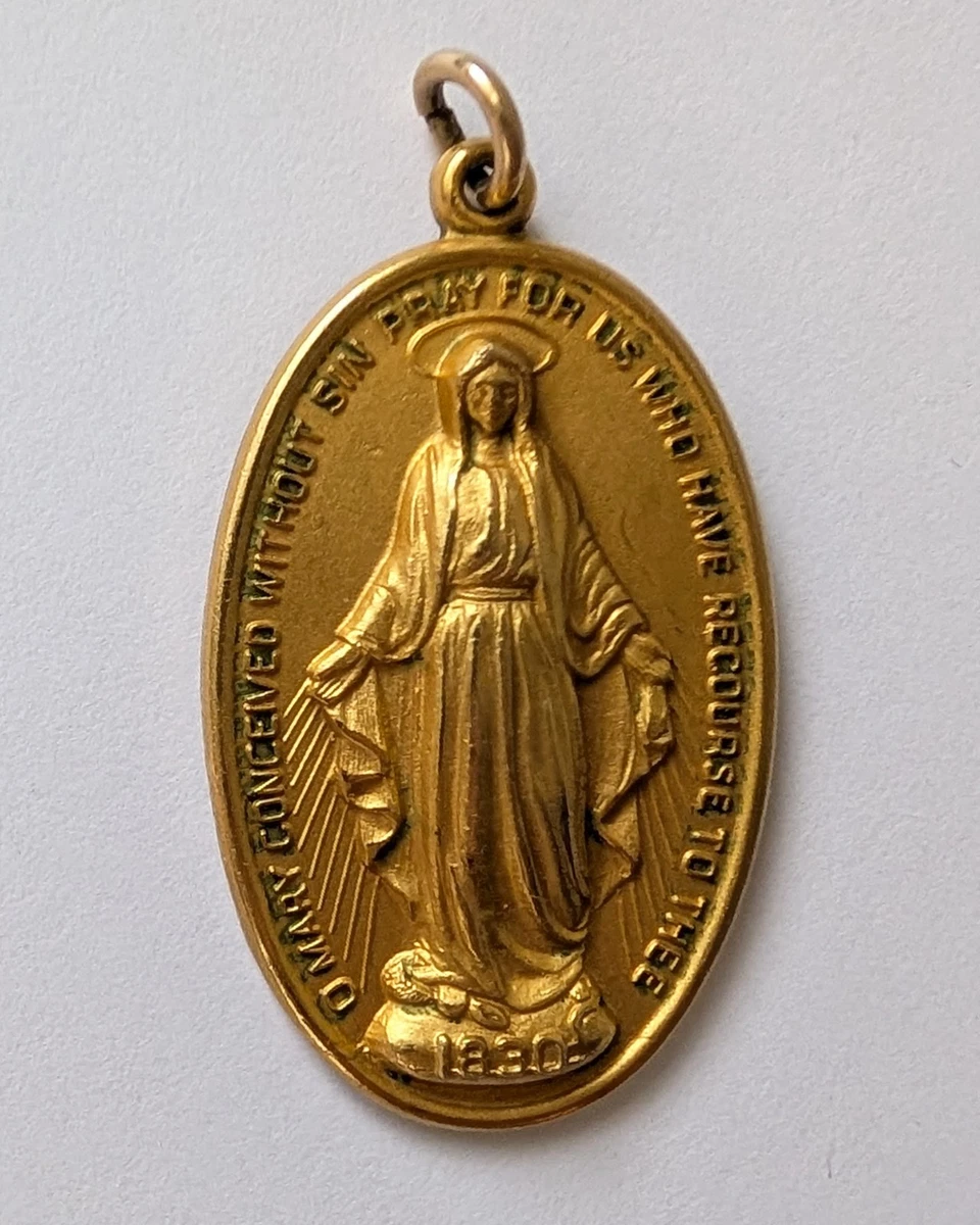 gold mary medal products for sale | eBay