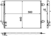 Klimakondensator FüR VW CC B7 358 Passat Alltrack 365 B6 11-16 3C0820411C