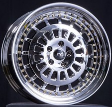 Jnc Wheels Rim Jnc046 Platinum W Chrome Rivets 16x9 4x100114.3 Et15