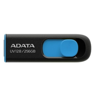 ADATA UV128 USB-Stick 256 GB USB Typ-A 3.2 Gen 1 3.1 Gen 1 schwarz blau