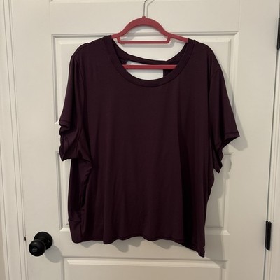 Lularoe Fierce Twist Back Top - Size 1X Purple - Item#240
