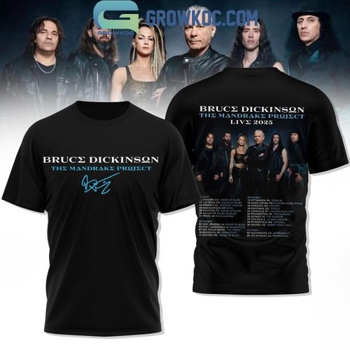 Bruce Dickinson The Mandrake Project Live 2025 3D Shirt - Picture 3 of 3