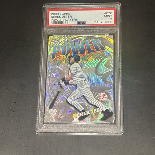 2000 TOPPS POWER PLAYERS #P20 DEREK JETER PSA 9 - YANKEES HOF - FREE SHIPPING