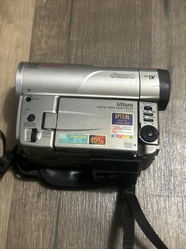 Canon Ultura A MiniDV Digital Video Camcorder 2.5" LCD 16x Optical Zoom (H7A*) - Picture 3 of 23
