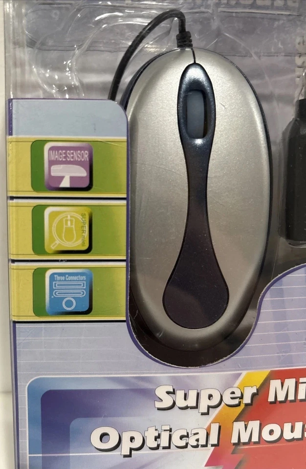 Mini (Wired) Travel Mouse with Optical Scroll and Retractable USB Cable- New - Image 2 of 4