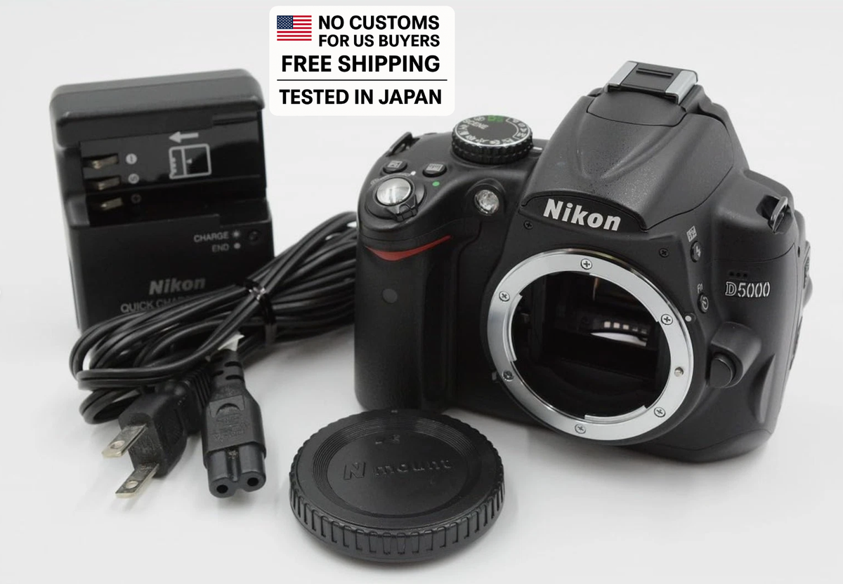Near Mint Nikon D5000 Digital SLR Camera Body Only Tested