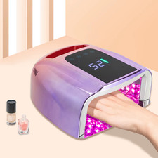 Nail Dryer Professional Rechargeable 96W 42-Bead UV LED Portable Cordless Gel Na