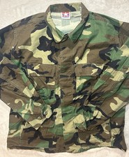 Propper BDU Coat  Ripstop Cargo Pockets Military Jacket Tactical Woodland Large R