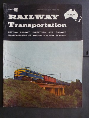 1966 Australian Railway Transportation Magazine- April