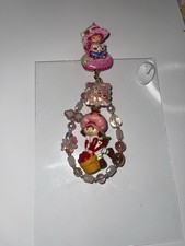 Strawberry Shortcake Junk Journal | Dangle Paper Clip with Figurine & Charms ✨
