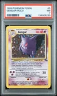 1999 Fossil Gengar #5 — PSA 7 NM (Unlimited)
