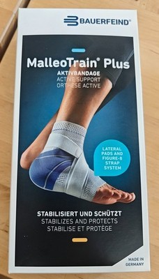 BAUERFEIND MalleoTrain PLUS Aktivbandage Gr. 4 Rechts Titan TOP