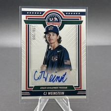CJ Weinstein Auto 2022 Panini Stars & Stripes USA /399 Rookie