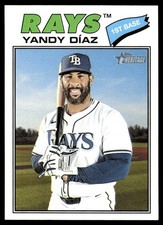 2026 Topps Heritage Yandy Diaz Tampa Bay Rays #47
