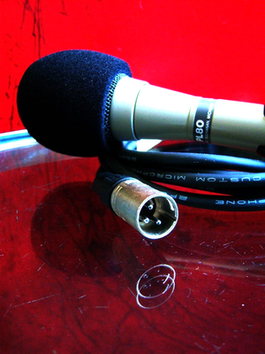 Vintage 1980s Electro Voice PL80 dynamic cardioid microphone Lo Z