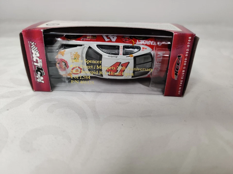 RCCA Nascar 02 Target Muppets 25th #41 Jimmy Spencer 1/64 Diecast Car LE 1/1584 - Image 2 of 4