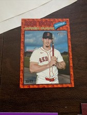 Topps 2026 Heritage Jarren Duran Orange Color of the Year /77 Boston Red Sox SP
