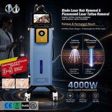 Vertical 2in1 Diode Picosecond Laser Hair Reduction Pigment Care Salon Equipment