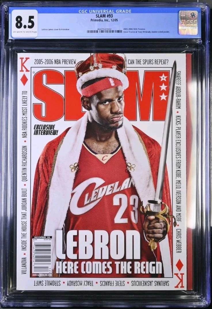 Magazine SLAM N°86 - Avril 2005 - LeBron James En Couverture - État Correct