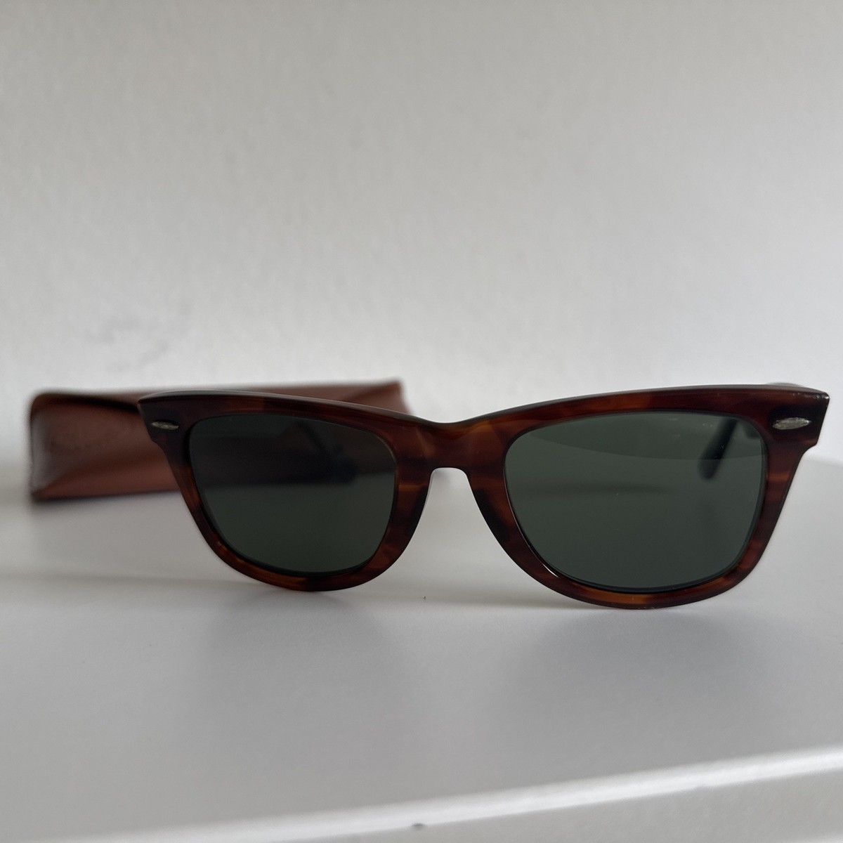 Vintage B&l Ray-Ban L2052 Xqas G15 UV Mock Tortoise Wayfarer Vintage B&l Ray-Ban L2052 Xqas G15 UV Mock Tortoise Wayfarer